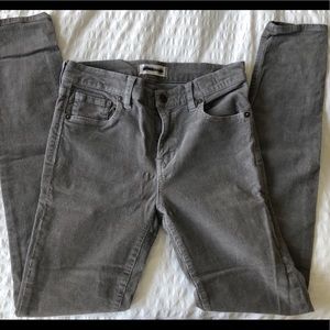 Madewell high-riser skinny cords